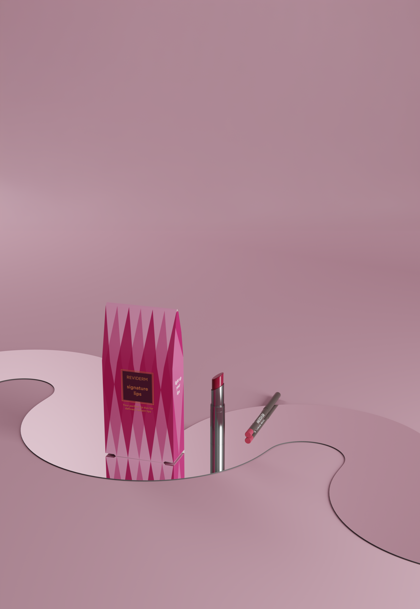 REVIDERM signature lips | Lippen Duo | Lip Liner + Lippenstift
